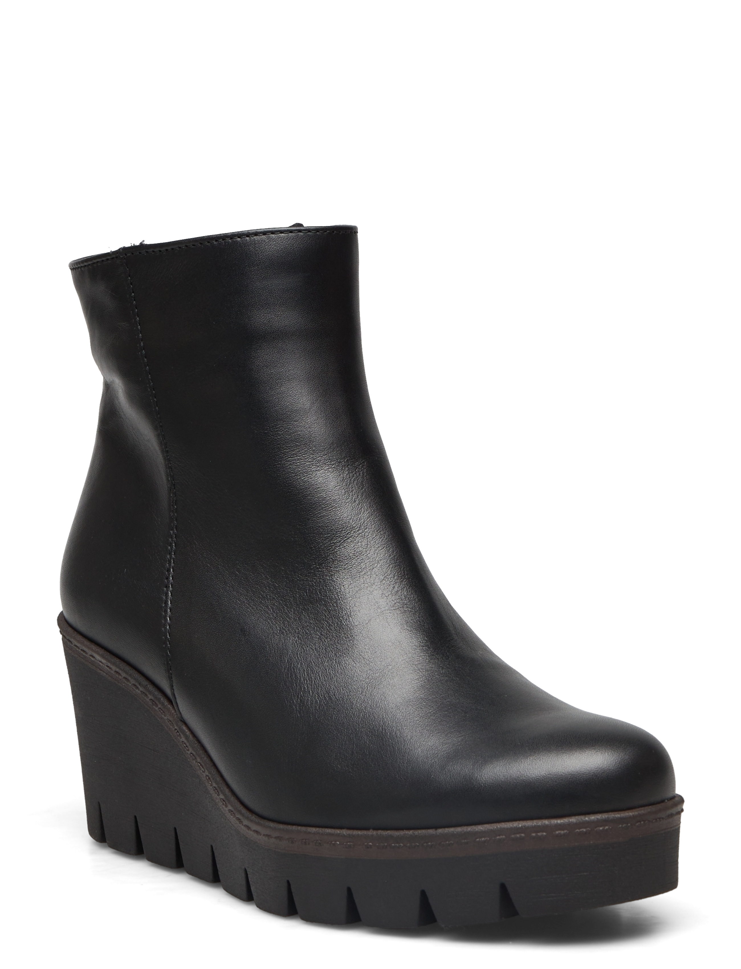 Wedge ankle boot - BLACK