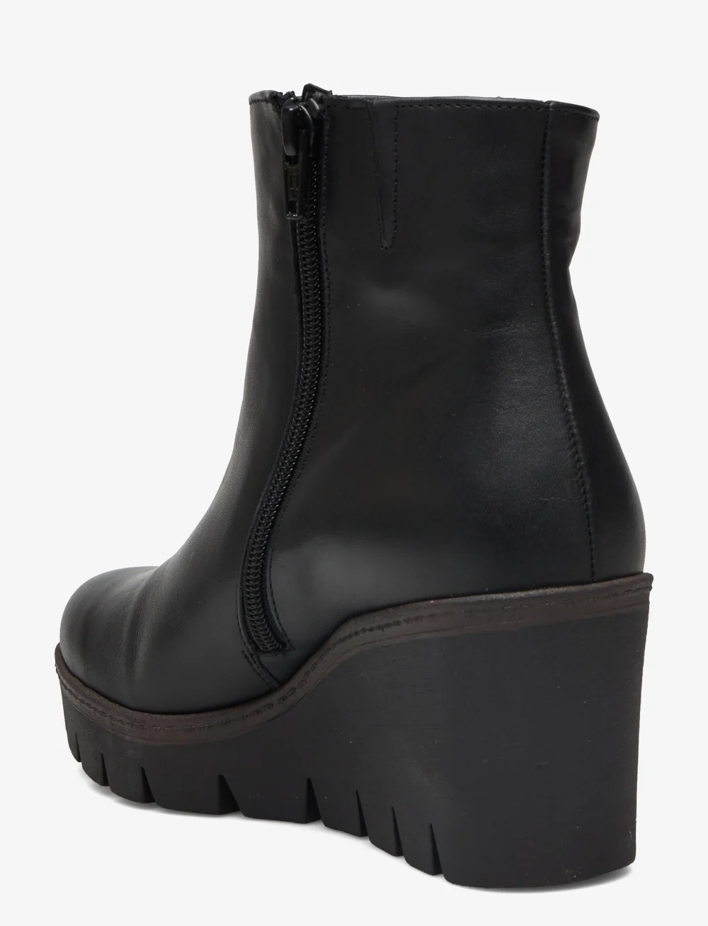 Ladies black wedge ankle 2025 boots