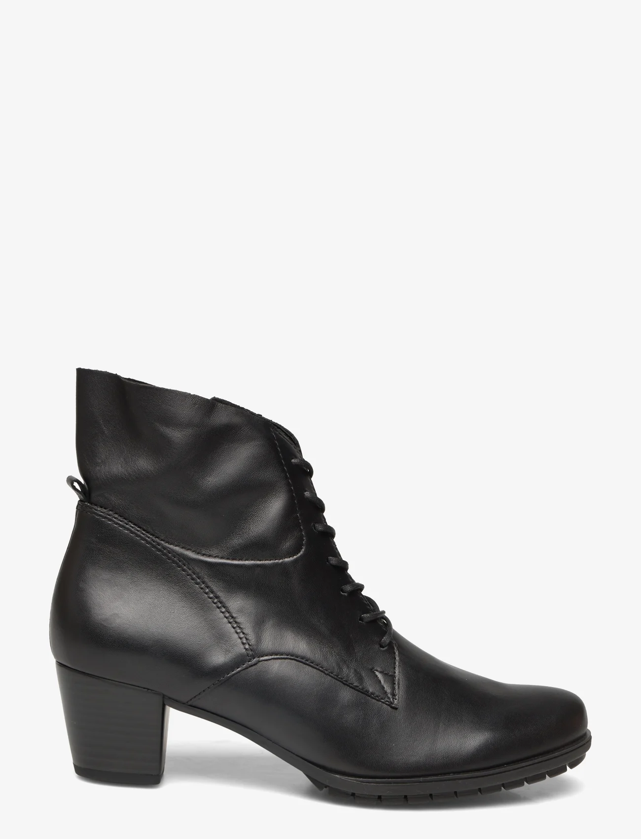 Gabor - Laced ankle boot - høj hæl - black - 1
