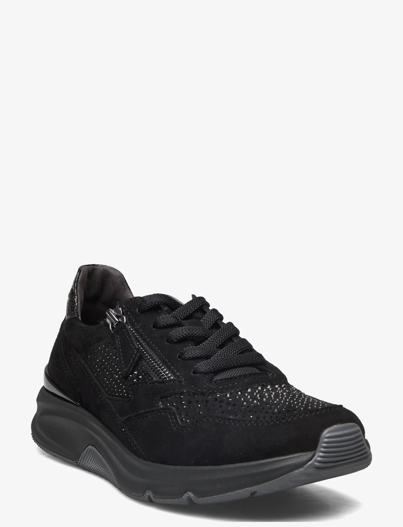 Gabor - rollingsoft sneaker - lave sneakers - black - 0