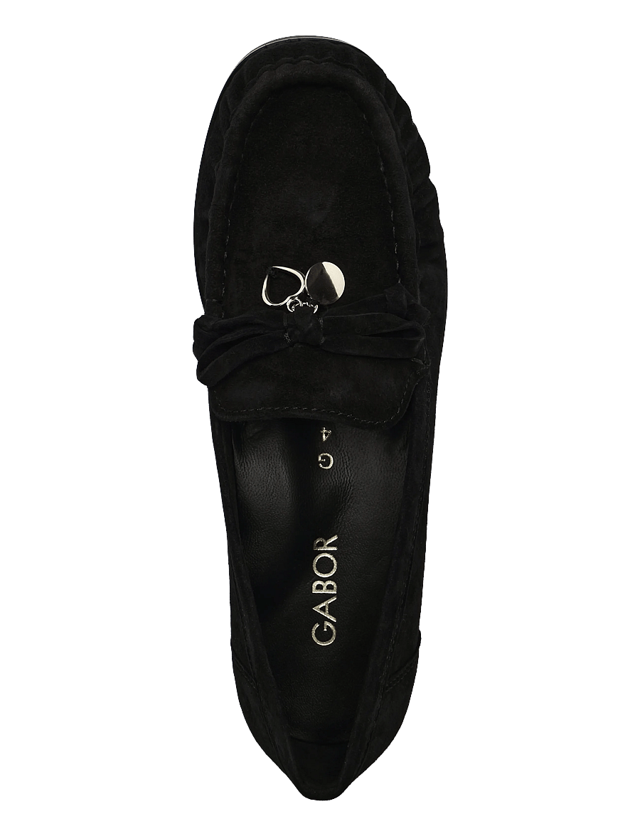 Gabor - Moccasin loafer - mode trends - black - 2