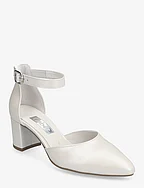 Ankle-strap pumps - PEARL WHITE