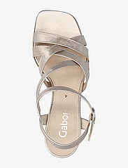 Gabor - Ankle-strap sandal - heeled sandals - soft gold - 3