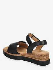 Gabor - Wedge sandal - platte sandalen - black - 2