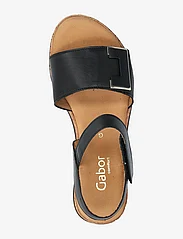 Gabor - Wedge sandal - flate sandaler - black - 3