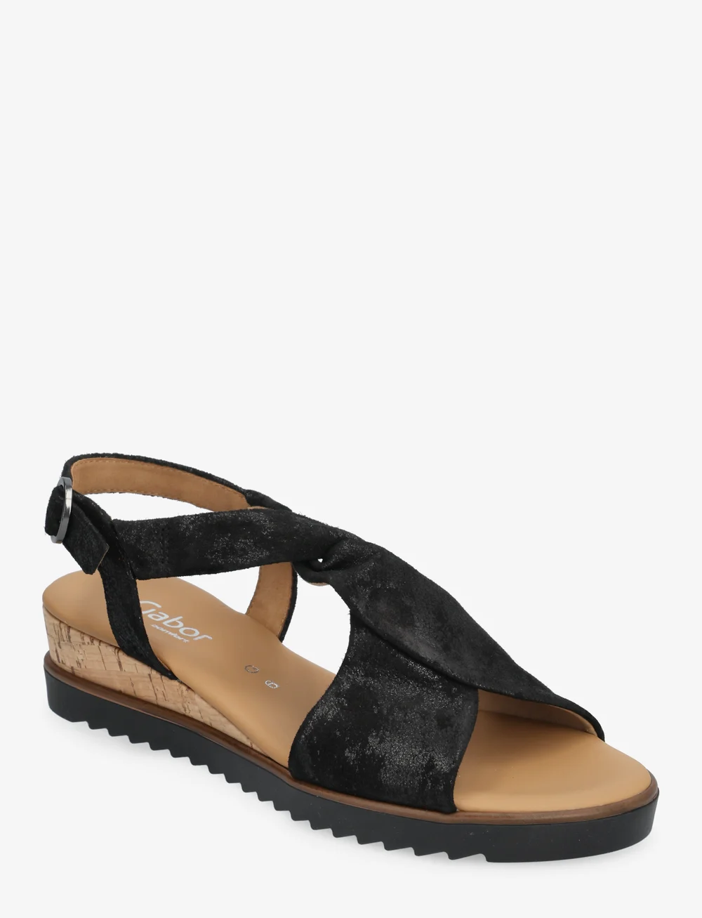 Flat wedge sandals black online