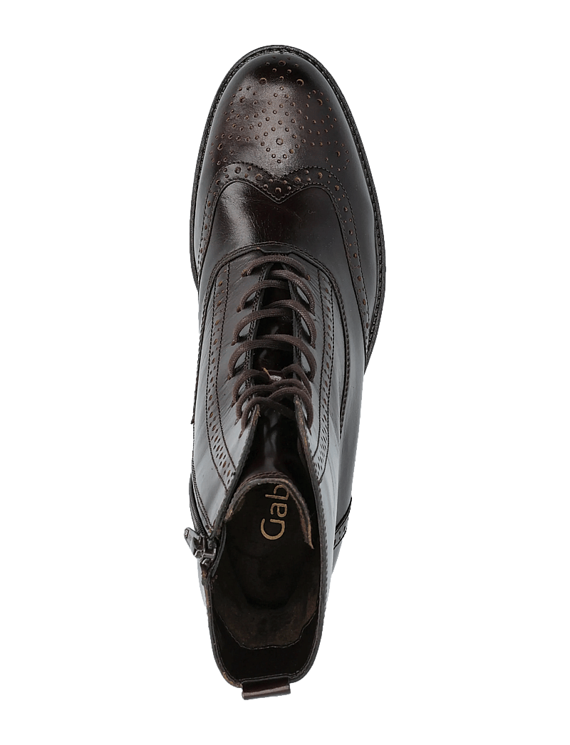 Gabor - Laced ankle boot - stiefeletten mit absatz - brown - 3