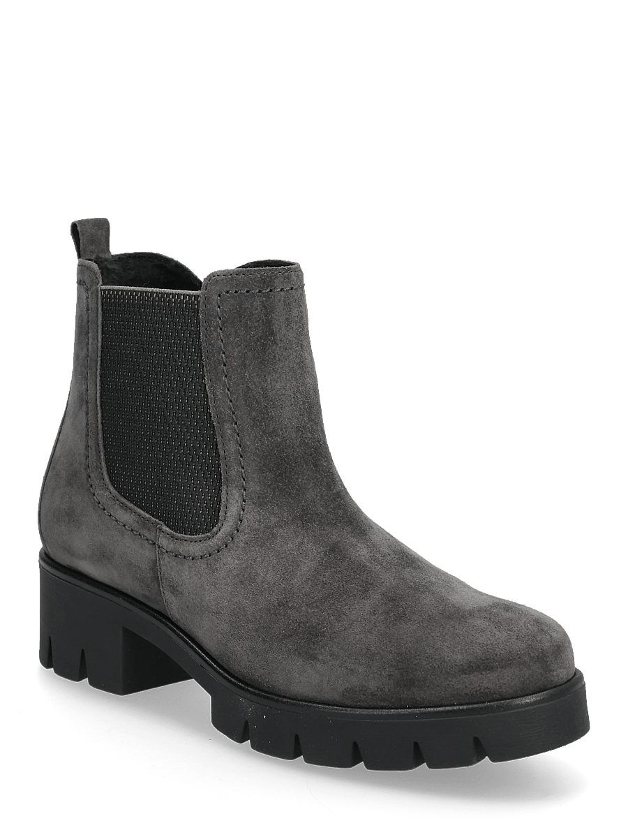Gabor - Chelsea - stiefeletten mit absatz - dark grey - 0