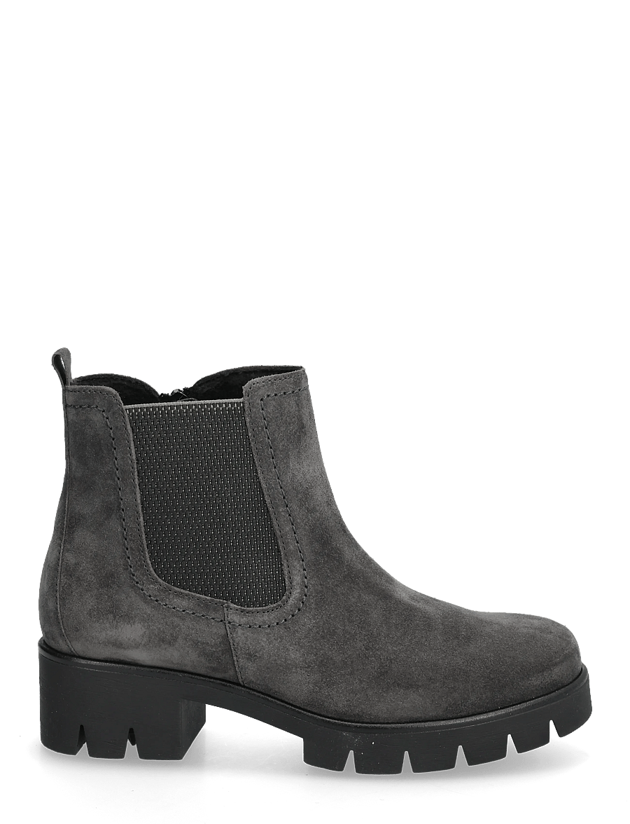 Gabor - Chelsea - stiefeletten mit absatz - dark grey - 1
