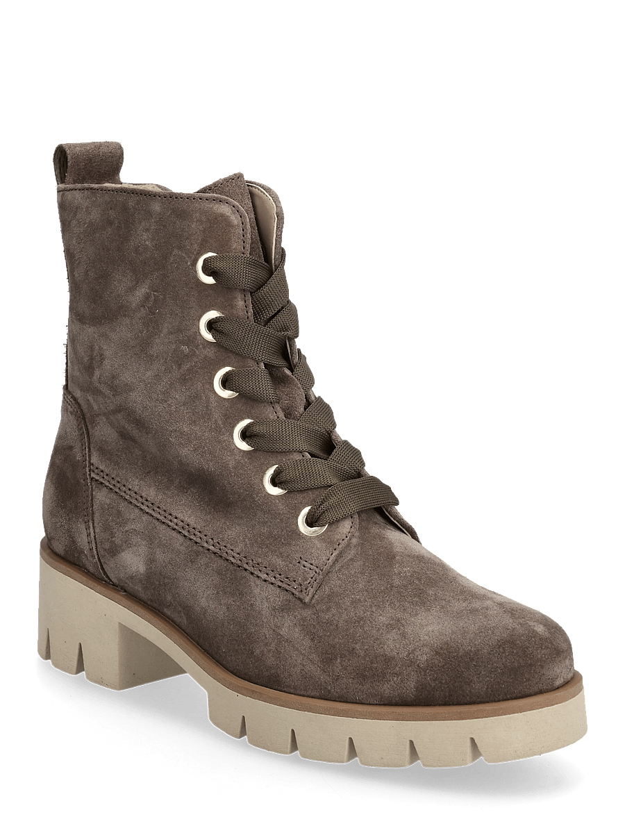 Gabor - Laced ankle boot - støvletter - taupe - 0