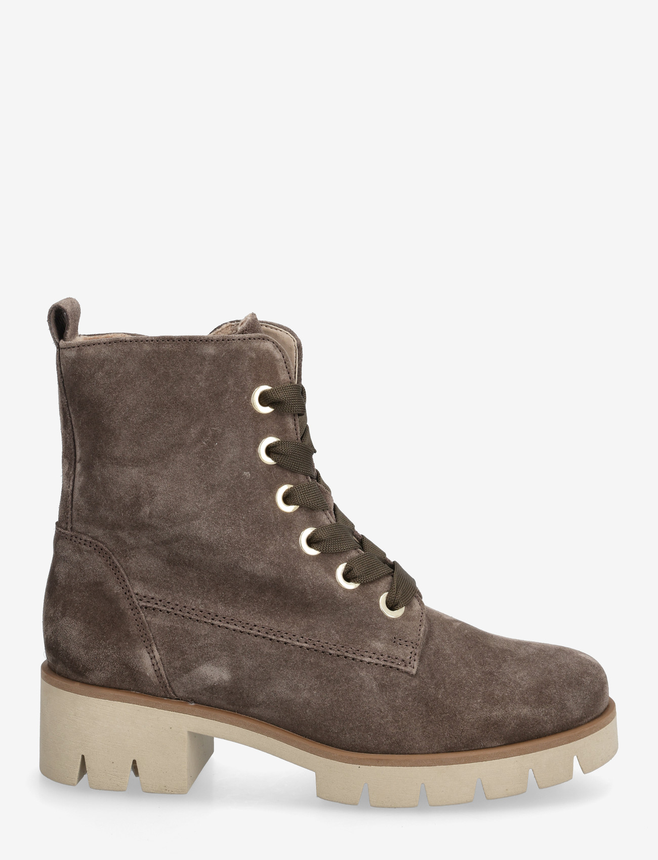 Gabor - Laced ankle boot - høj hæl - taupe - 1