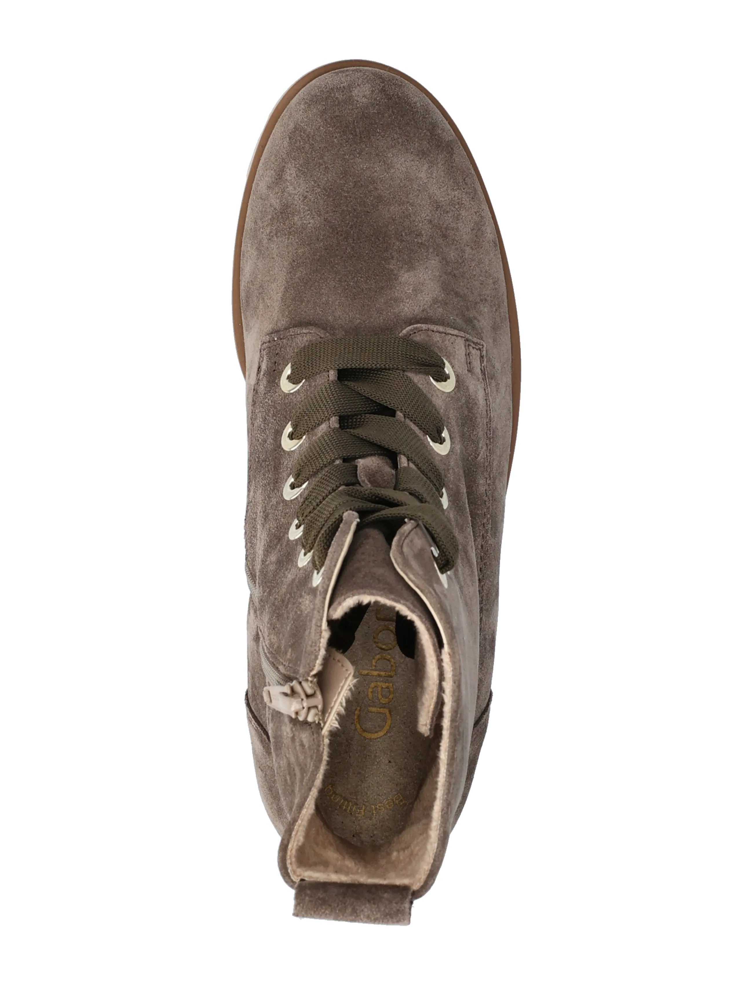 Gabor - Laced ankle boot - høye hæler - taupe - 3