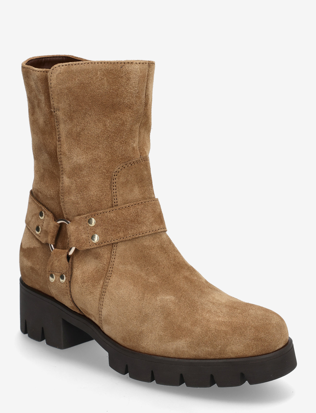 Gabor - Biker boot - flade ankelstøvler - camel - 0