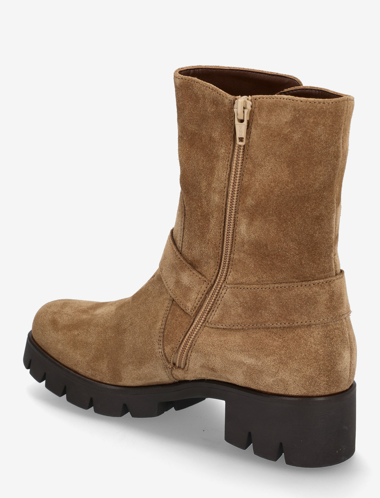 Gabor - Biker boot - flade ankelstøvler - camel - 2