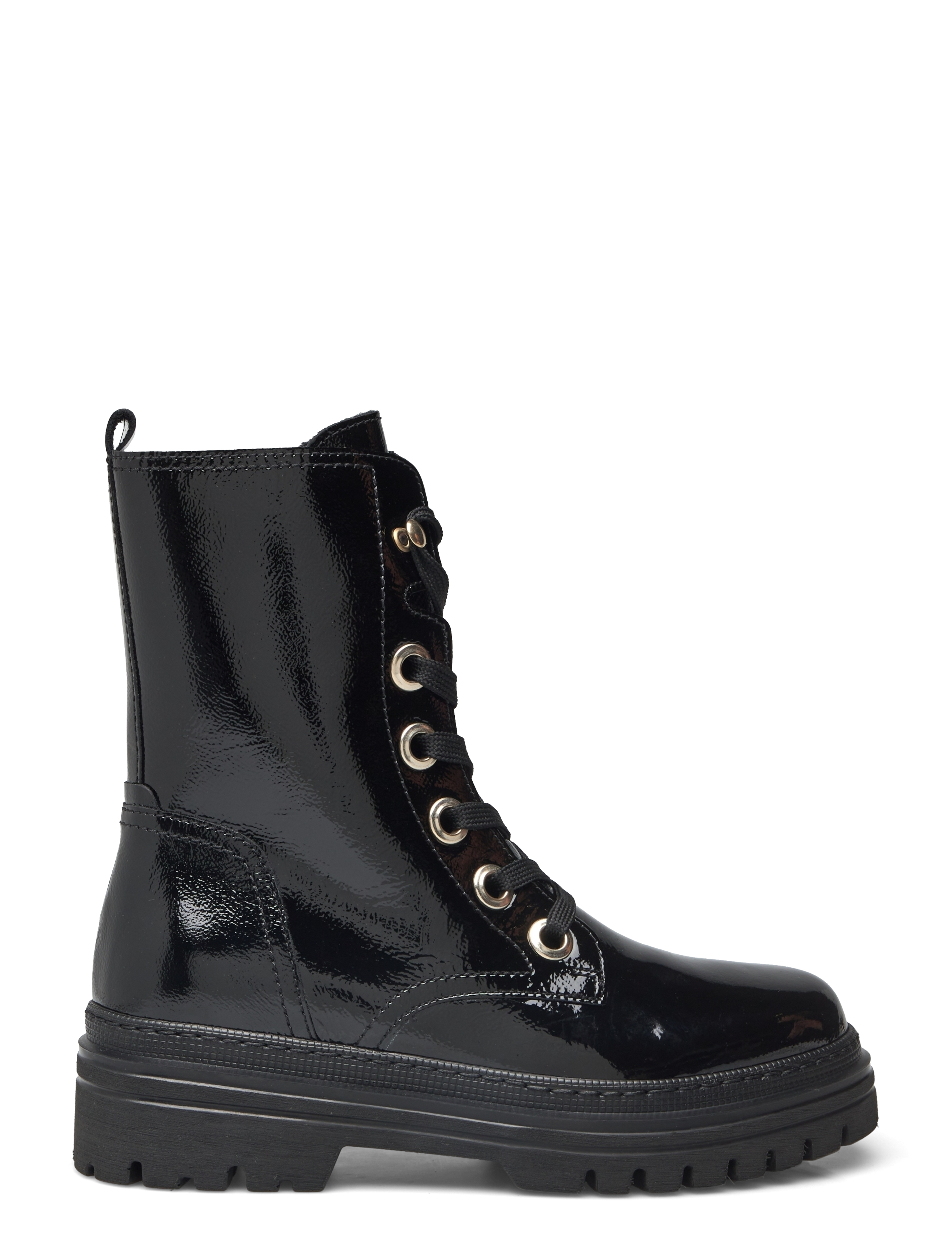 Gabor - Laced ankle boot - platta ankelboots - black - 1