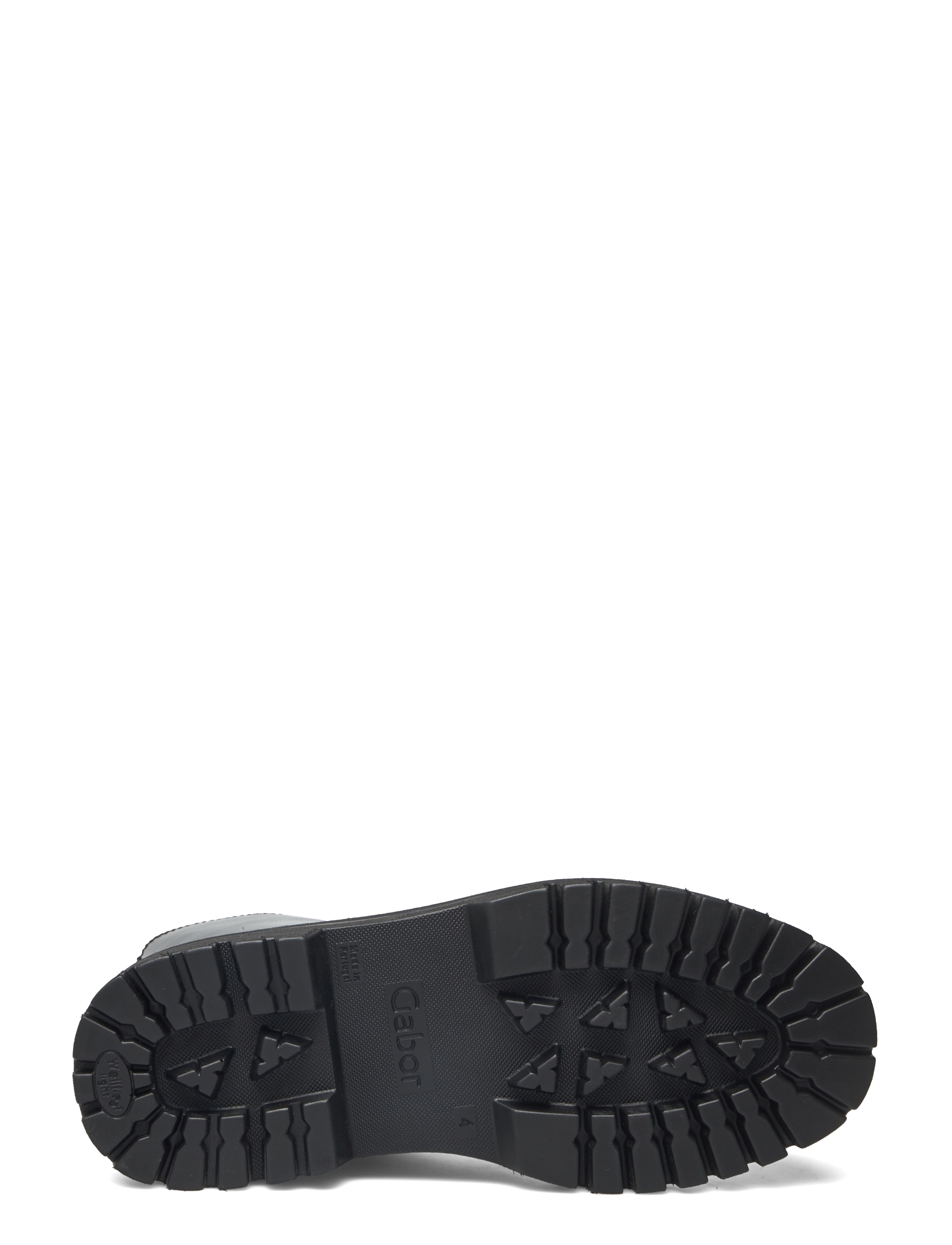 Gabor - Laced ankle boot - platta ankelboots - black - 4