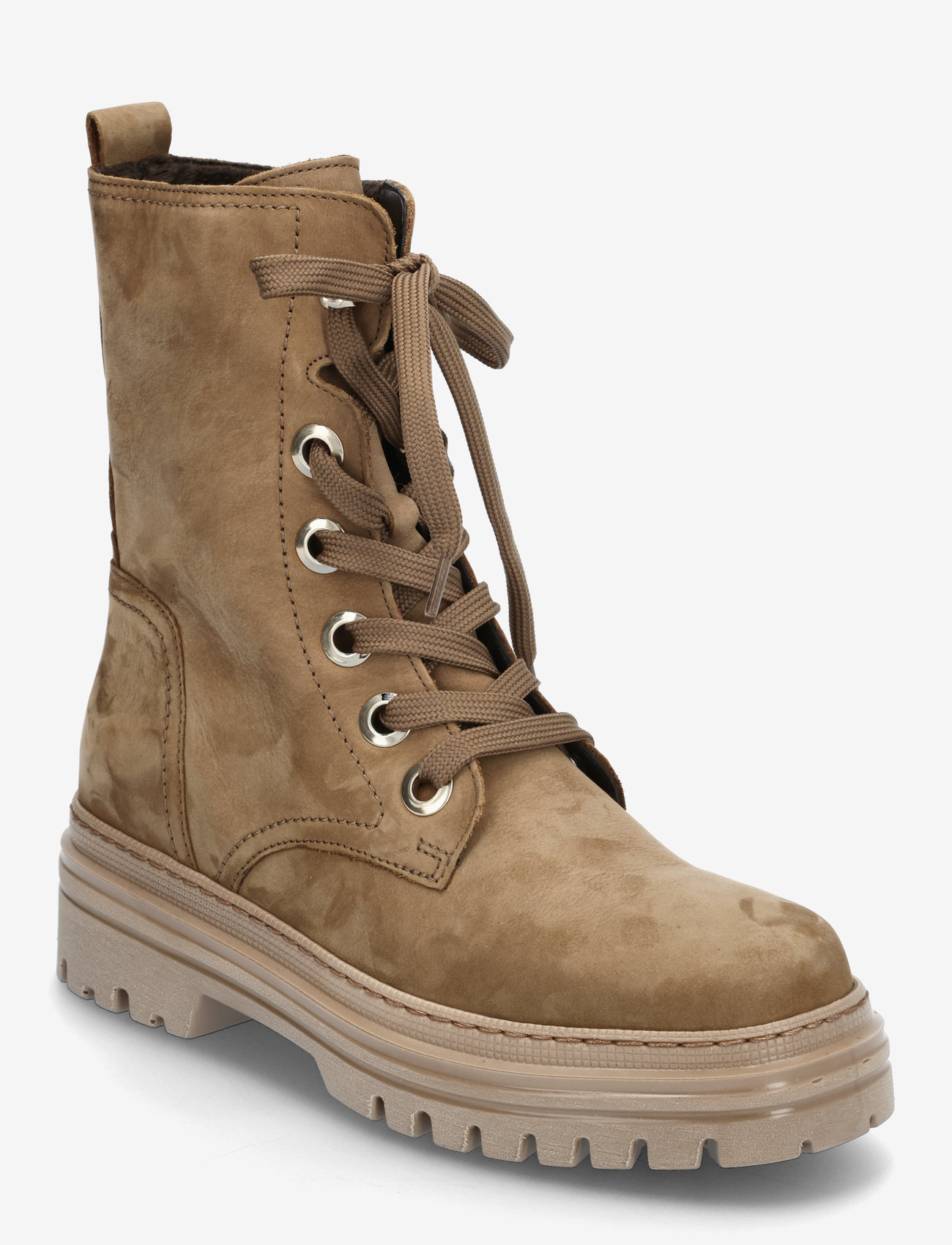 Gabor - Laced ankle boot - flache stiefeletten - camel - 0