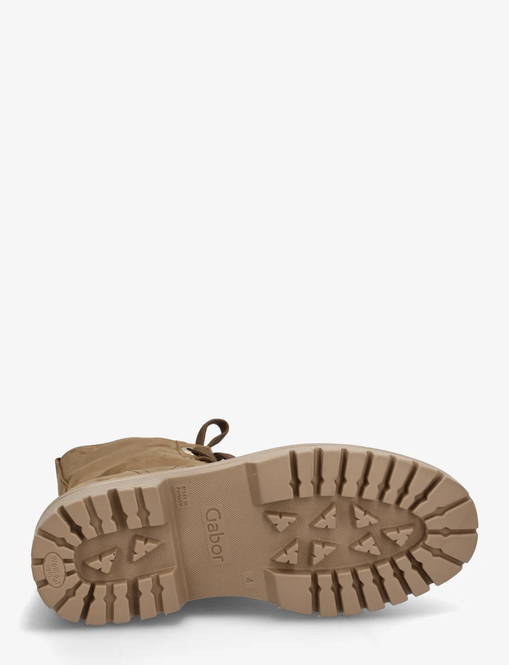 Gabor - Laced ankle boot - platta ankelboots - camel - 4