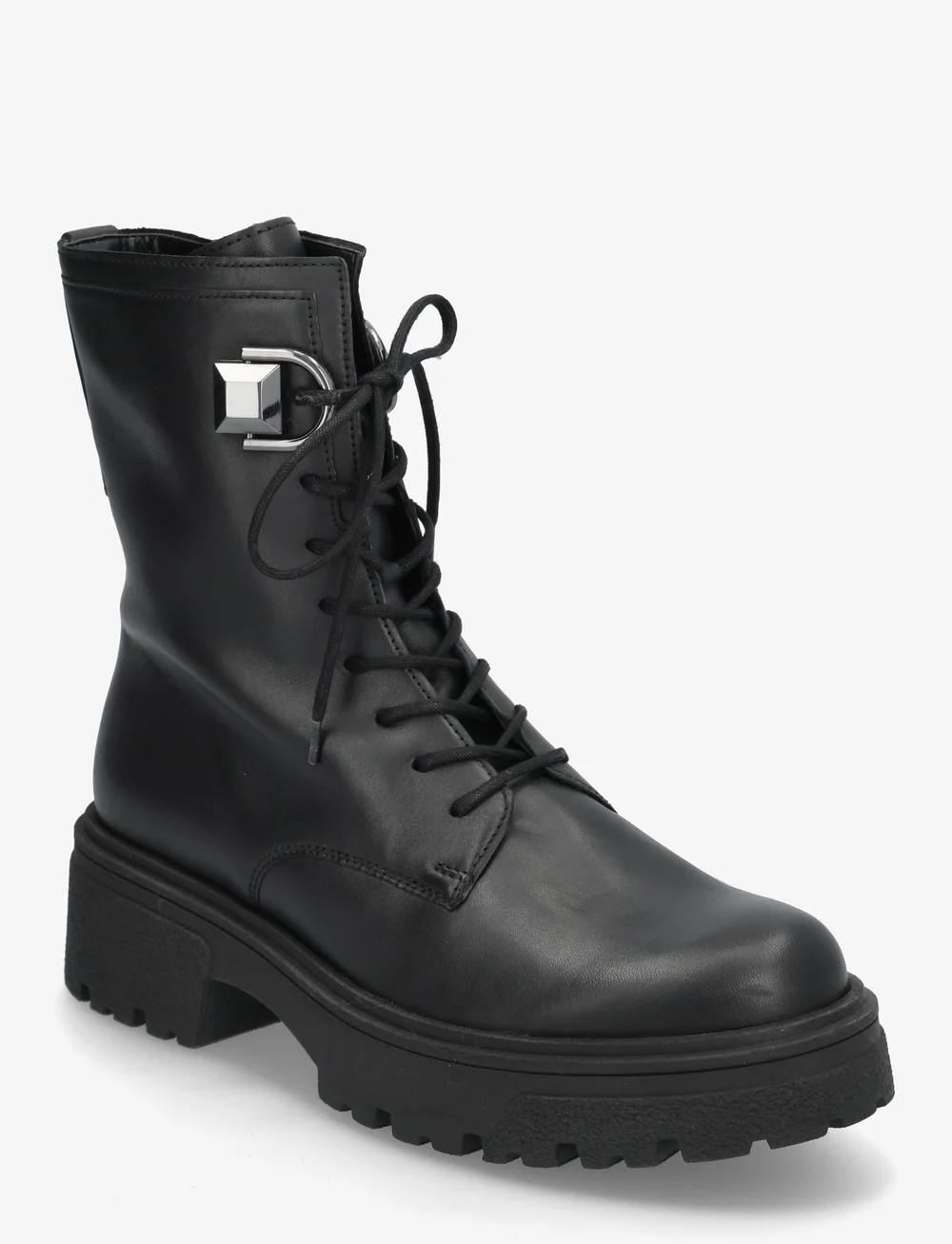 Gabor Laced Ankle Boot Flat ankle boots Boozt
