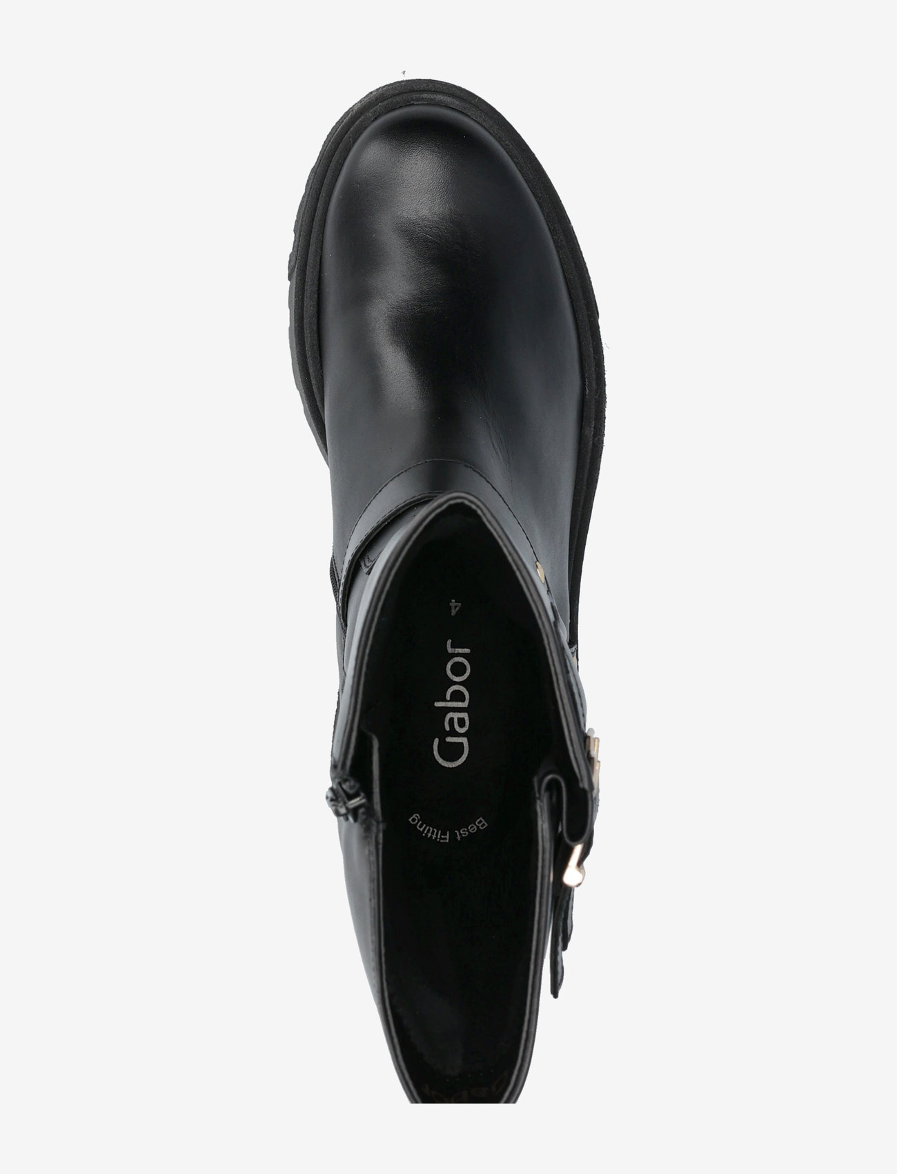 Gabor - Biker boot - platta ankelboots - black - 3