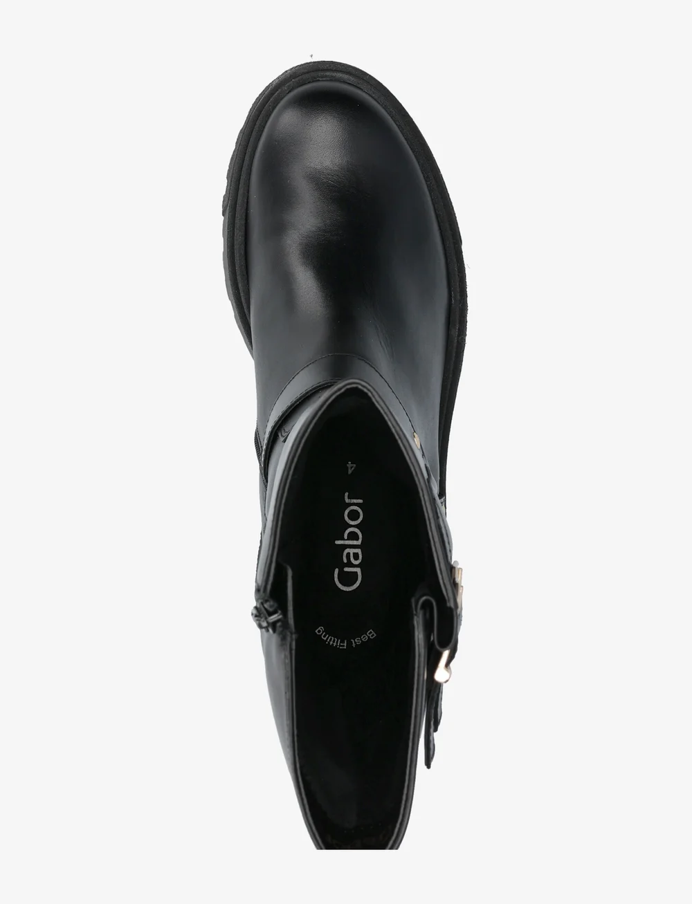 Gabor Biker Boot Flat ankle boots Boozt