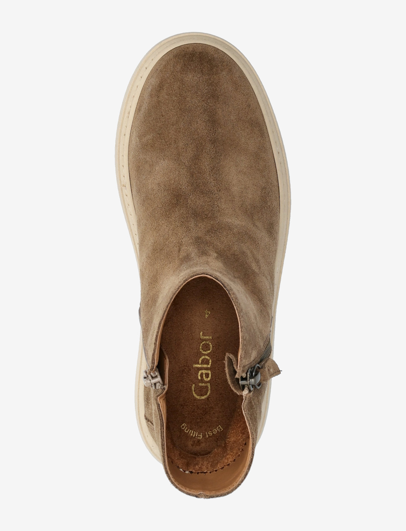 Gabor - Ankle boot, warmlining - flache stiefeletten - dark sand - 3