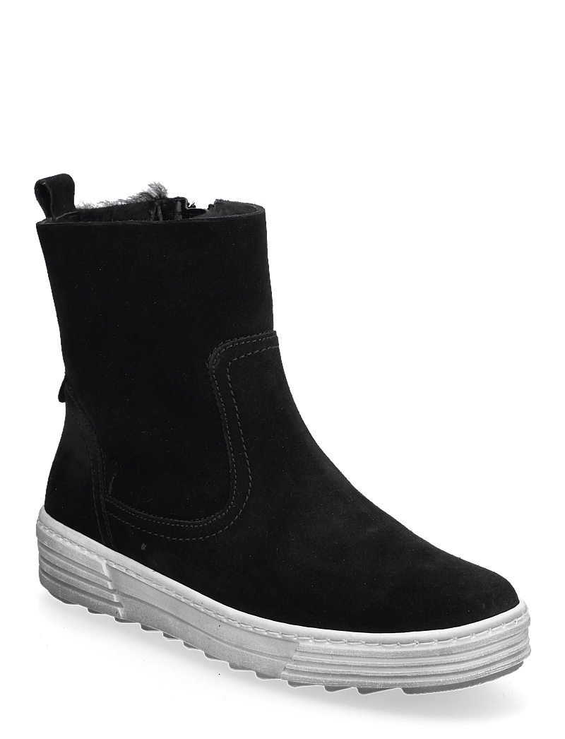 Gabor - Ankle boot, warmlining - flade ankelstøvler - black - 0