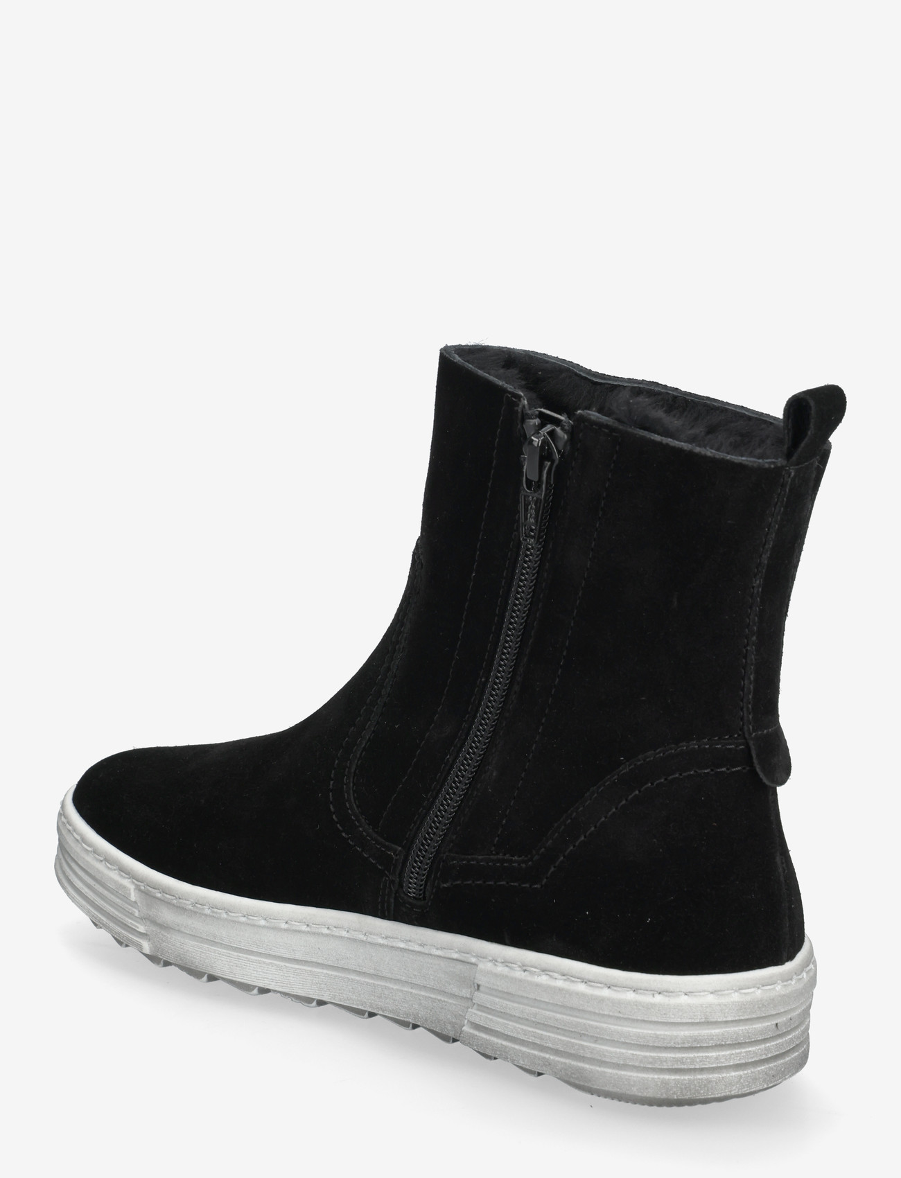 Gabor - Ankle boot, warmlining - flade ankelstøvler - black - 2