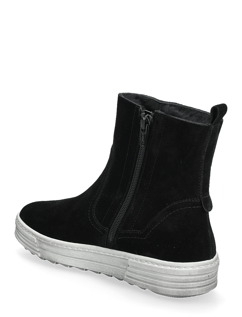 Gabor - Ankle boot, warmlining - flade ankelstøvler - black - 2