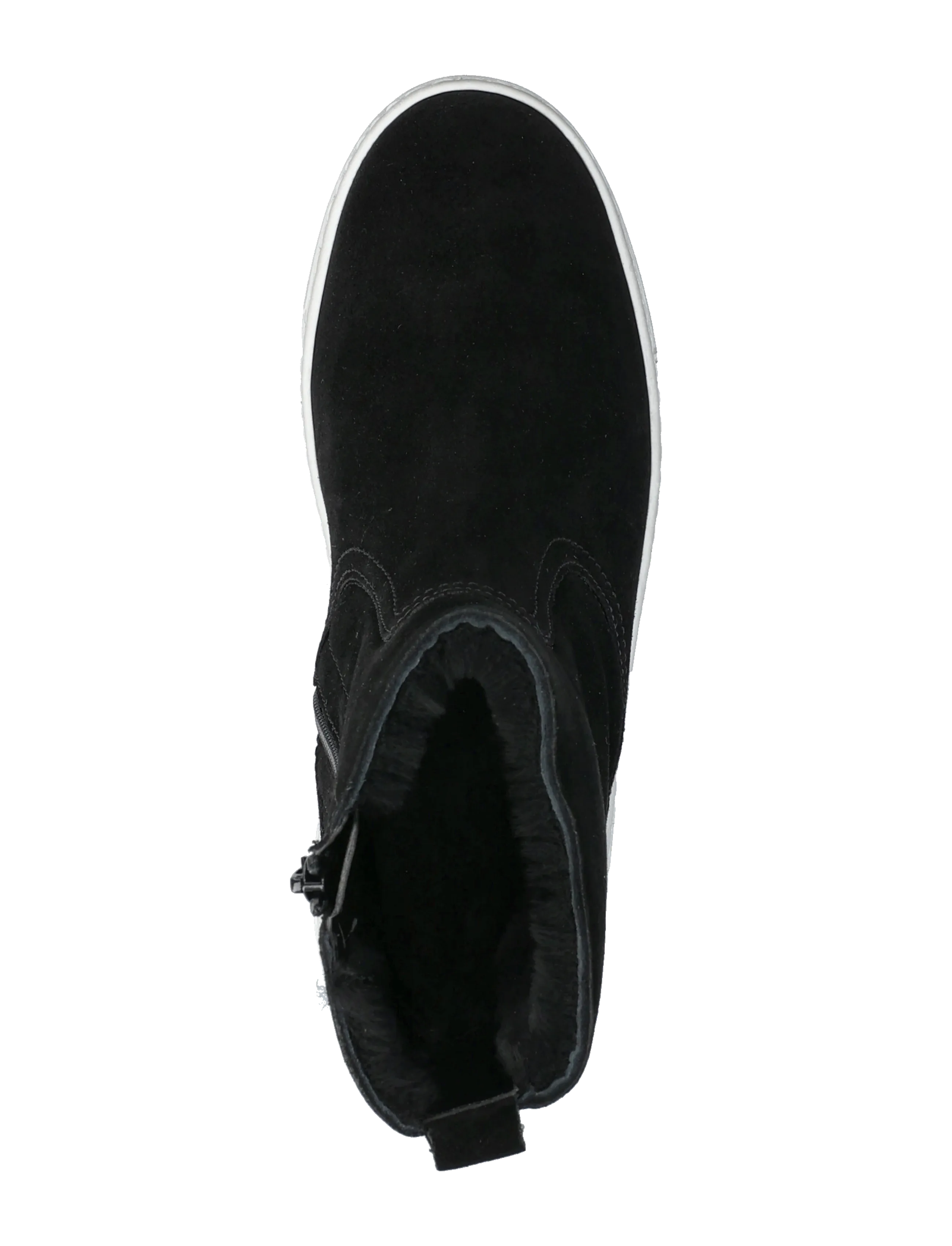 Gabor - Ankle boot, warmlining - flat ankle boots - black - 3