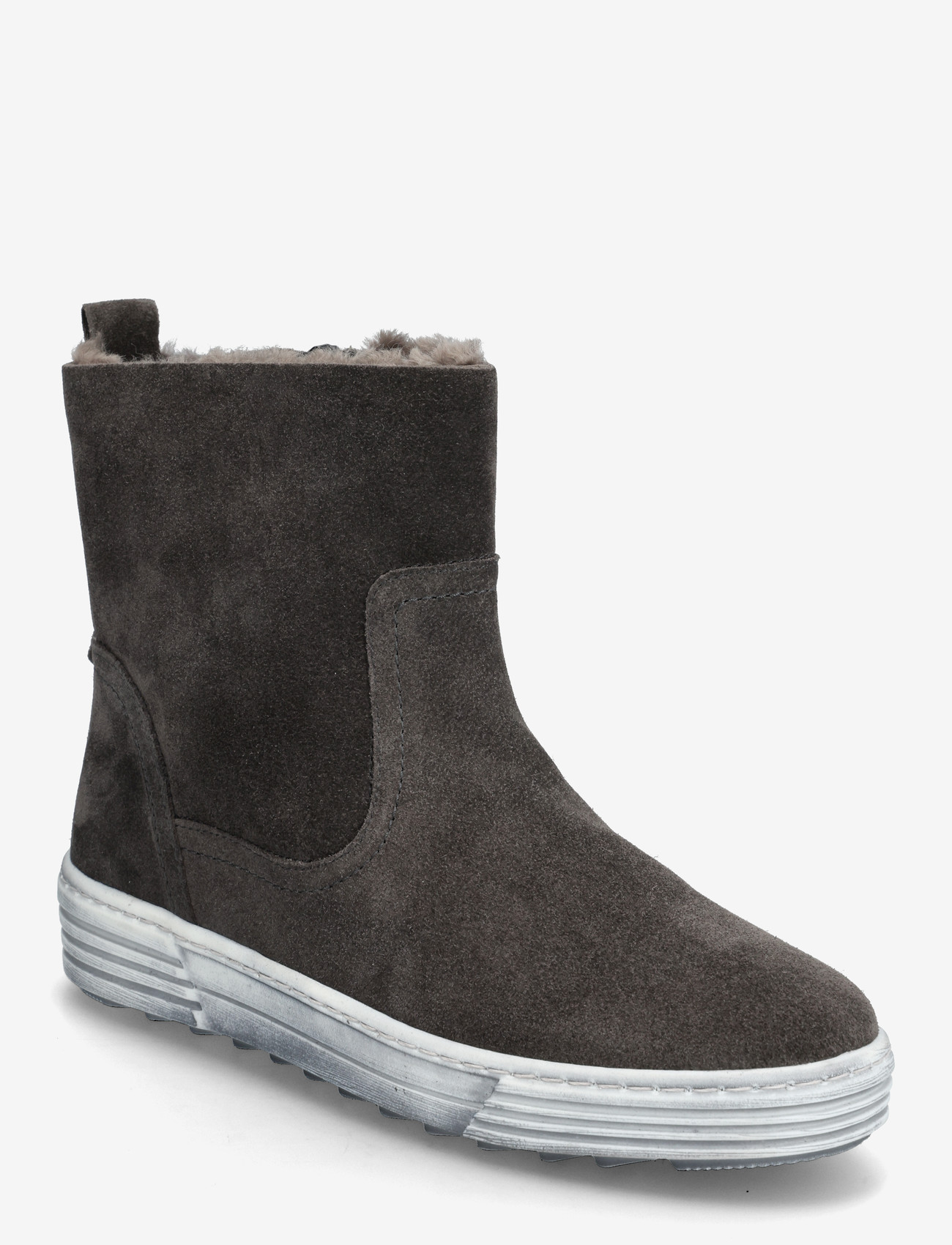 Gabor - Ankle boot, warmlining - flade ankelstøvler - dark grey - 0