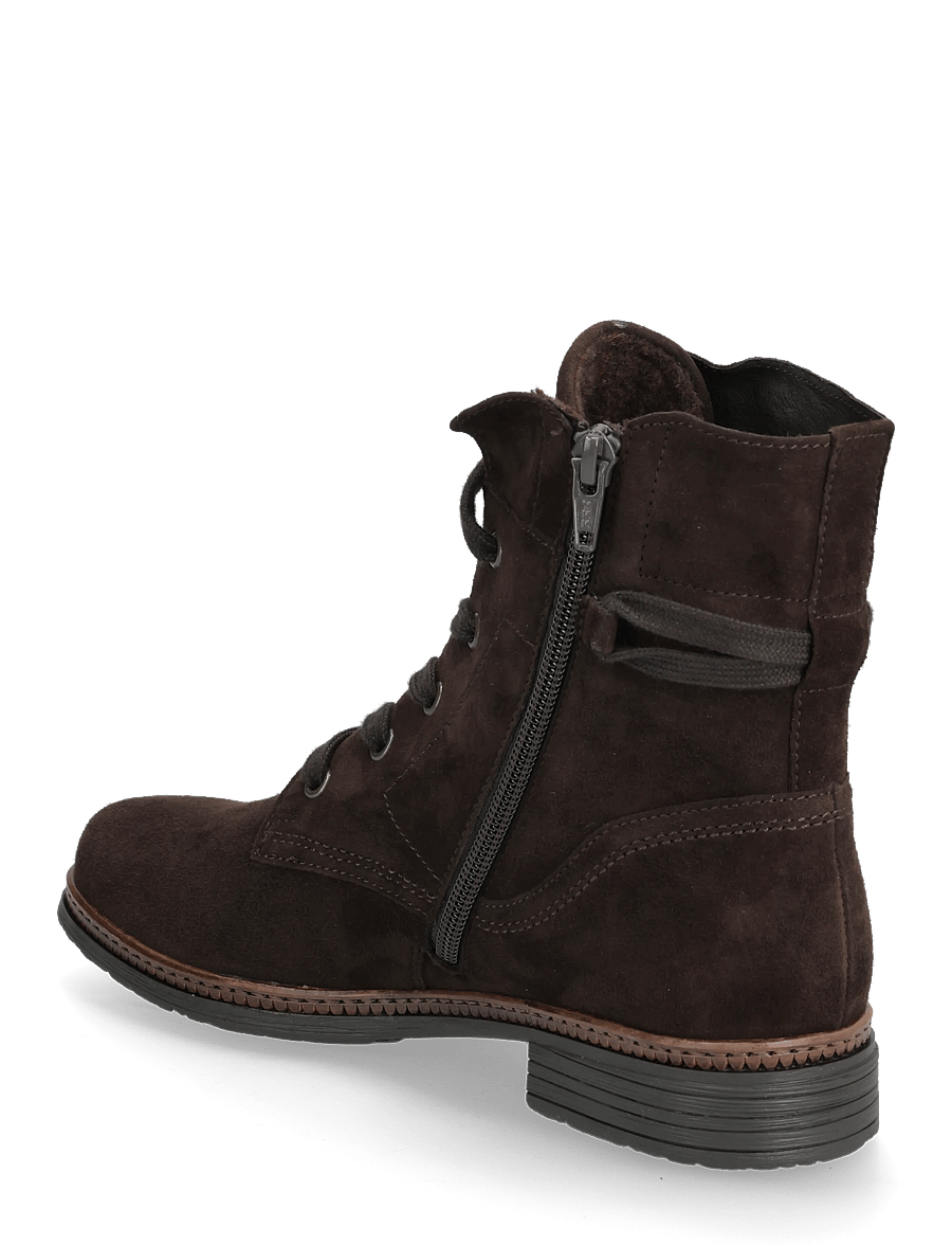 Gabor - Laced ankle boot - flade ankelstøvler - dark brown - 2