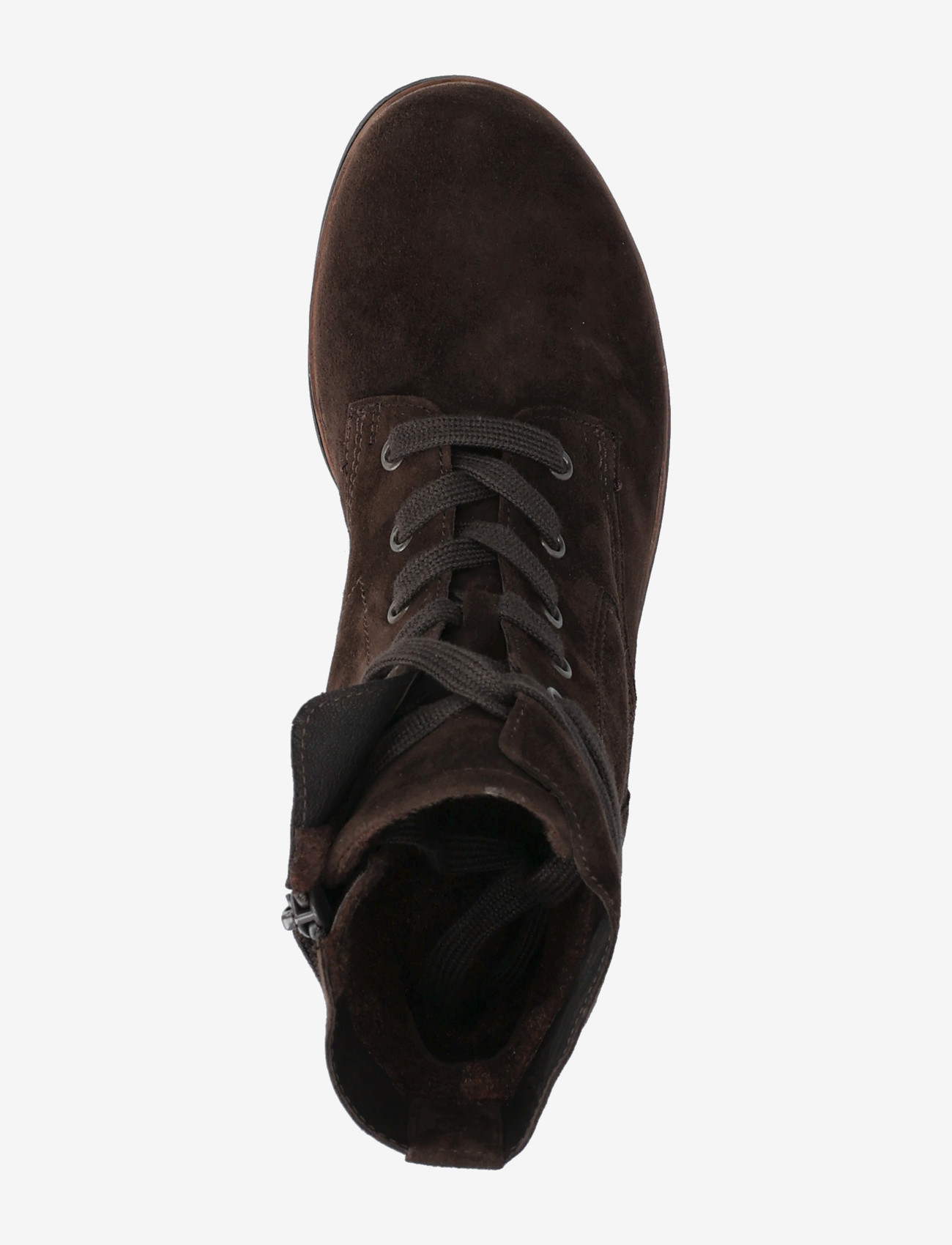 Gabor - Laced ankle boot - flache stiefeletten - dark brown - 3