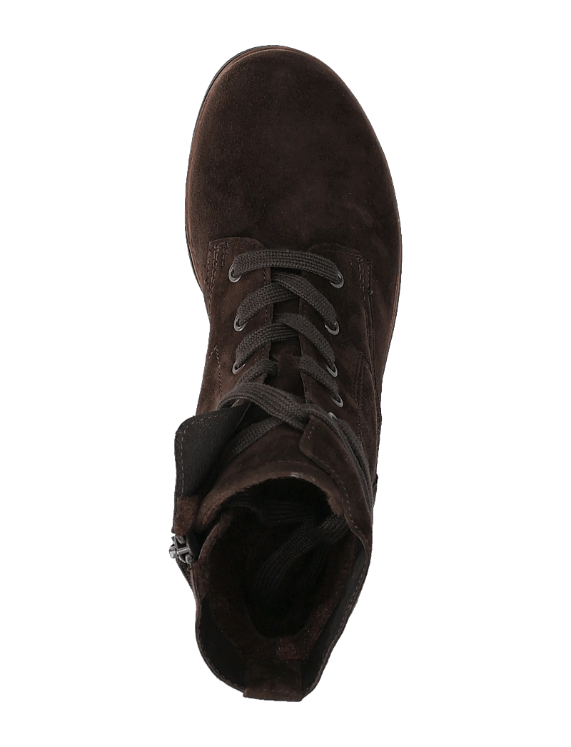 Gabor - Laced ankle boot - flache stiefeletten - dark brown - 3