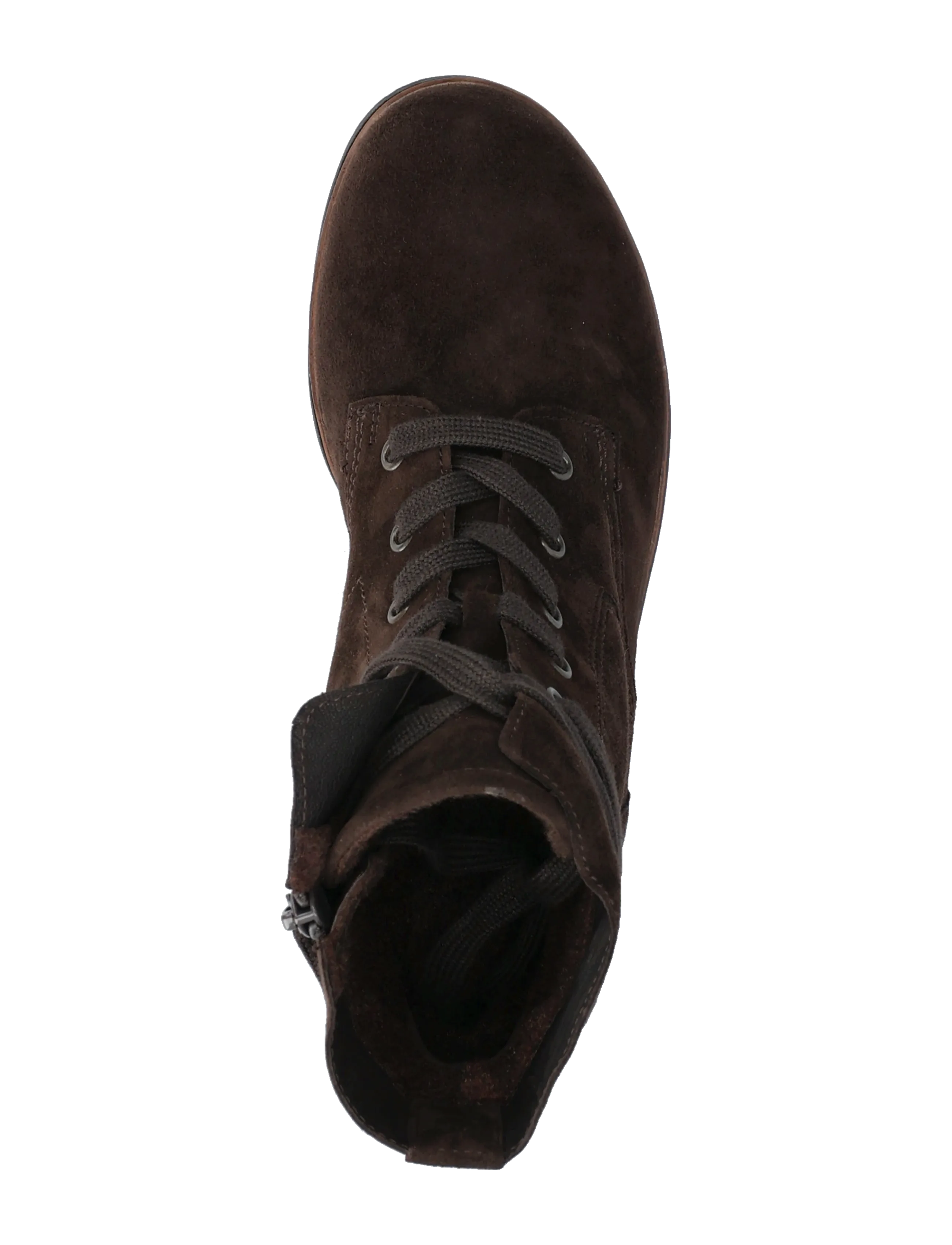 Gabor - Laced ankle boot - platta ankelboots - dark brown - 3