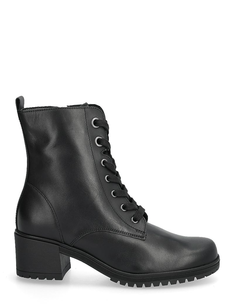 Gabor - Laced ankle boot - stiefeletten mit absatz - black - 1
