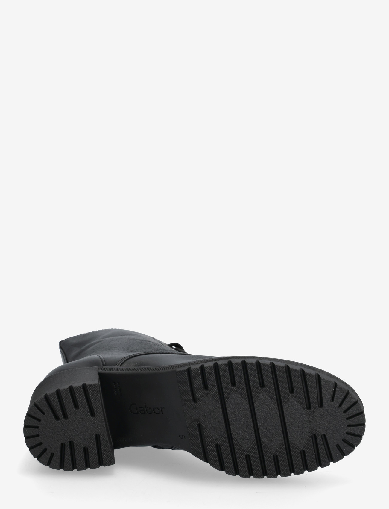 Gabor - Laced ankle boot - stövletter - black - 4