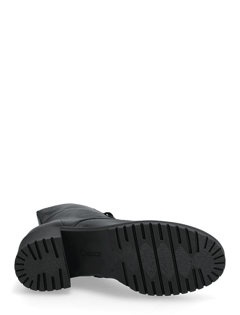 Gabor - Laced ankle boot - stiefeletten mit absatz - black - 4
