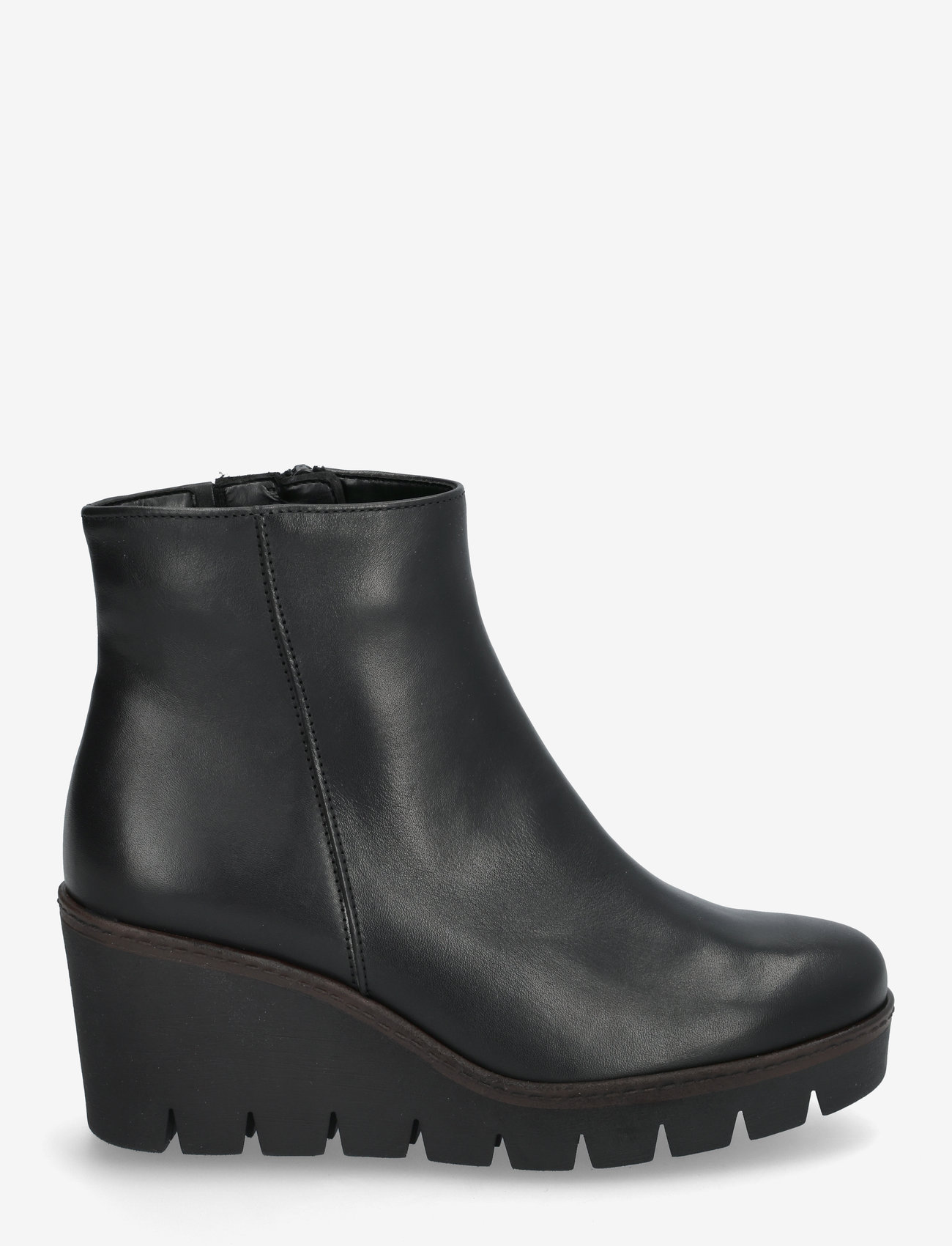 Gabor - Wedge ankle boot - stiefeletten mit absatz - black - 1