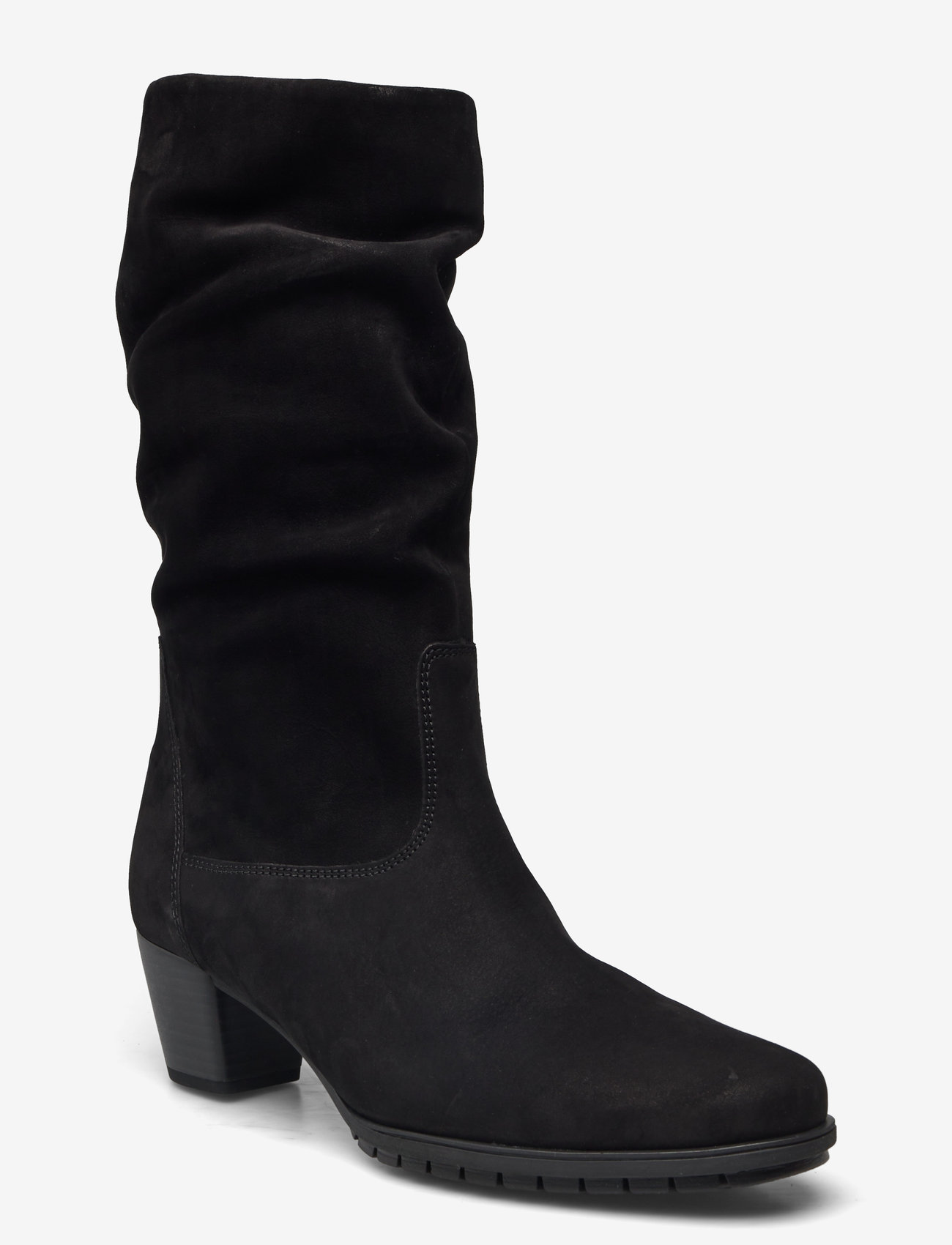 Suede Gabor High Heel Stiefel Gabor Mid Boot – Heeled Ankle Boots