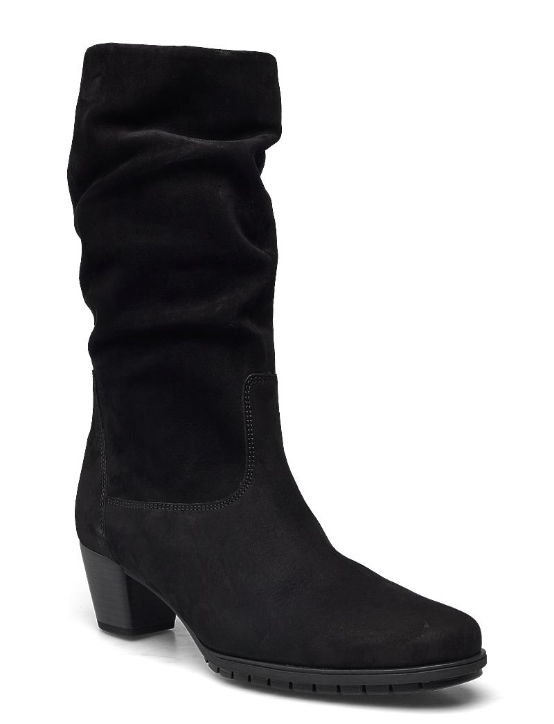 Suede Gabor High Heel Stiefel Gabor Mid Boot – Heeled Ankle Boots