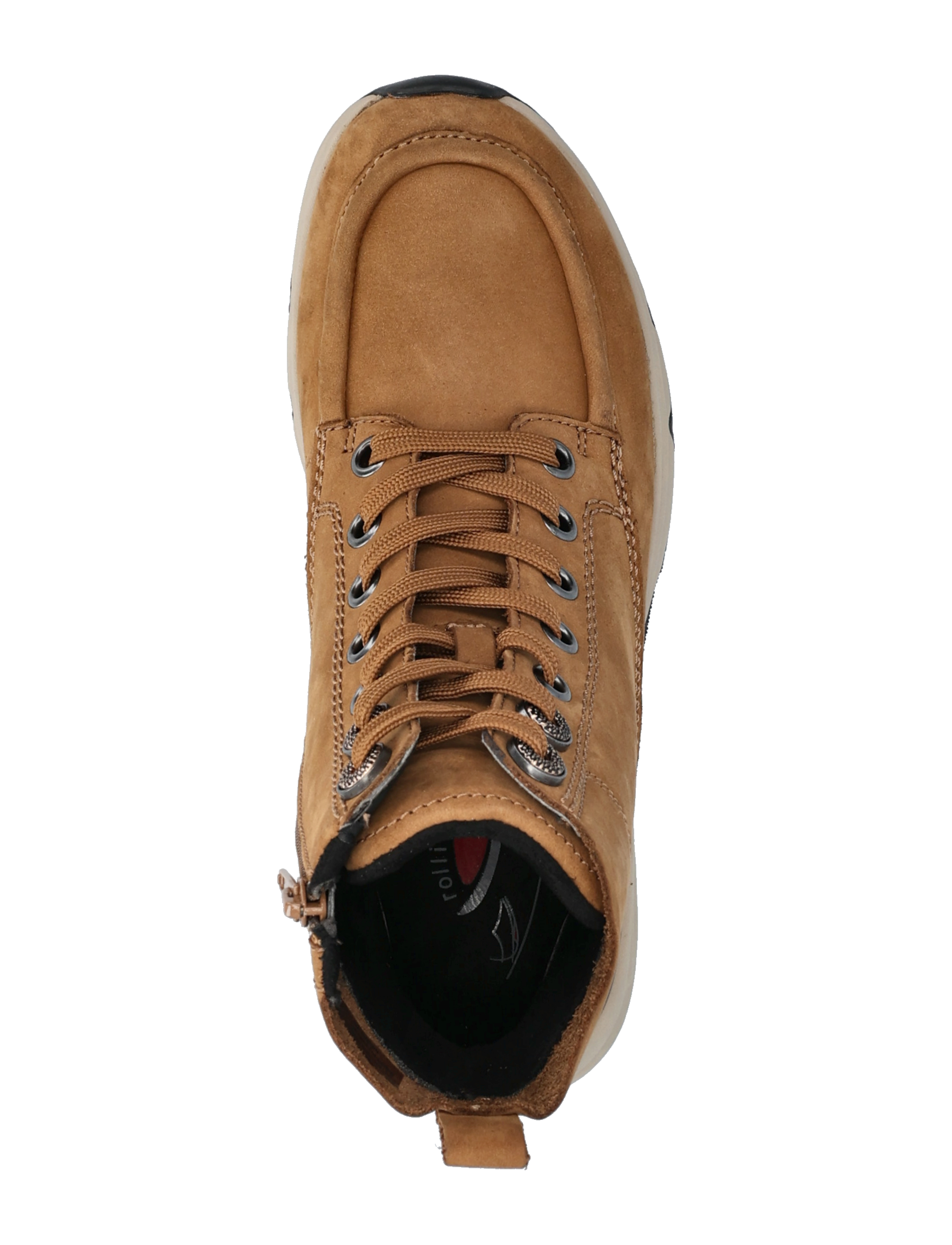 Gabor - rollingsoft laced ankle boot - camel - 3