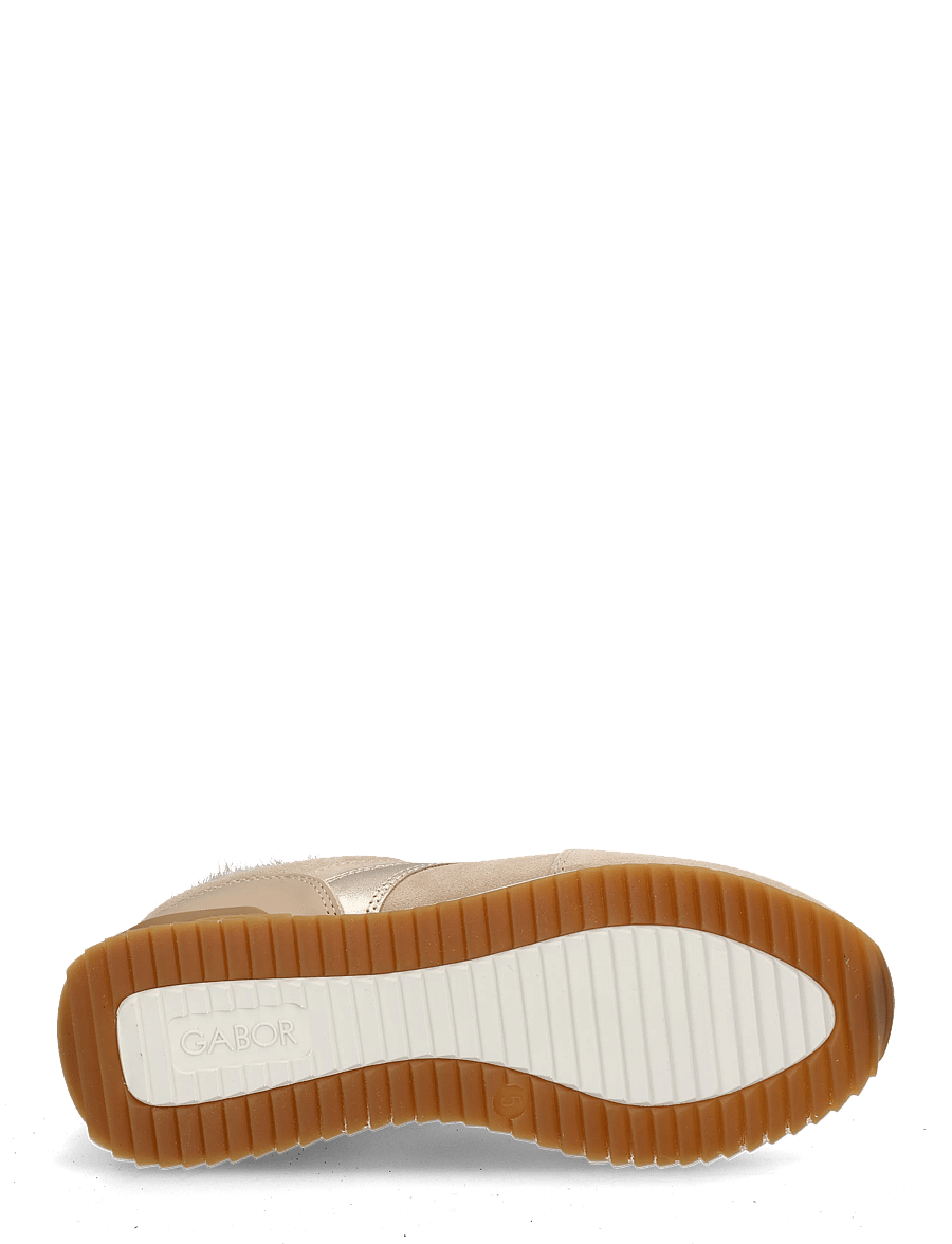 Gabor - Sneaker - fodrade sneakers - sand - 5