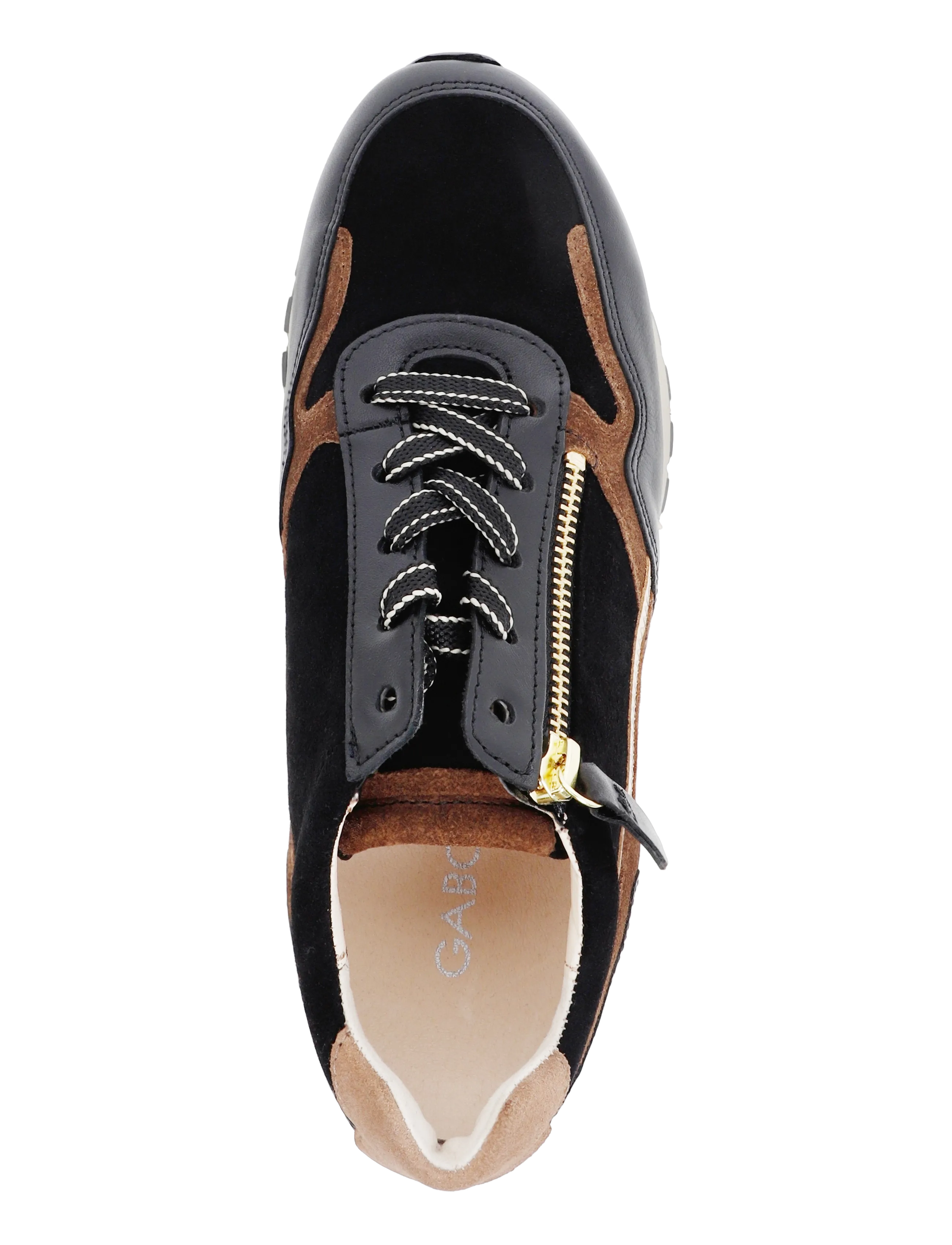 Gabor - Sneaker - lave sneakers - black, sand, cognac - 3