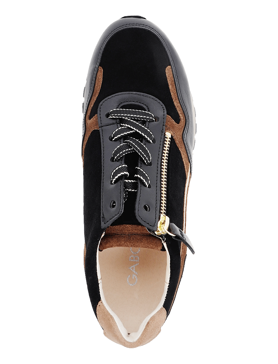 Gabor - Sneaker - lave sneakers - black, sand, cognac - 3