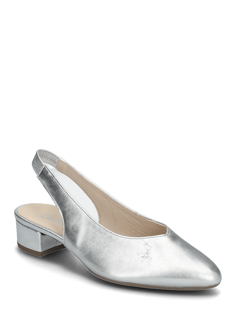 Gabor - Slingback - högklackade slingbacks - silver - 0