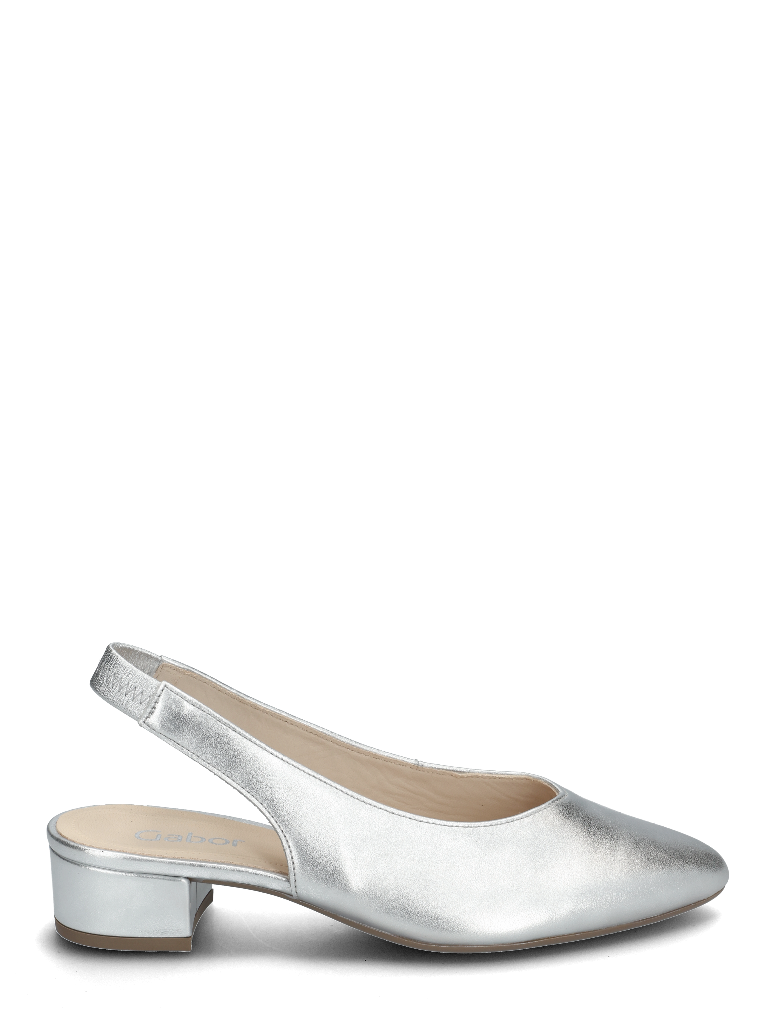 Gabor - Slingback - kvinnor - silver - 1