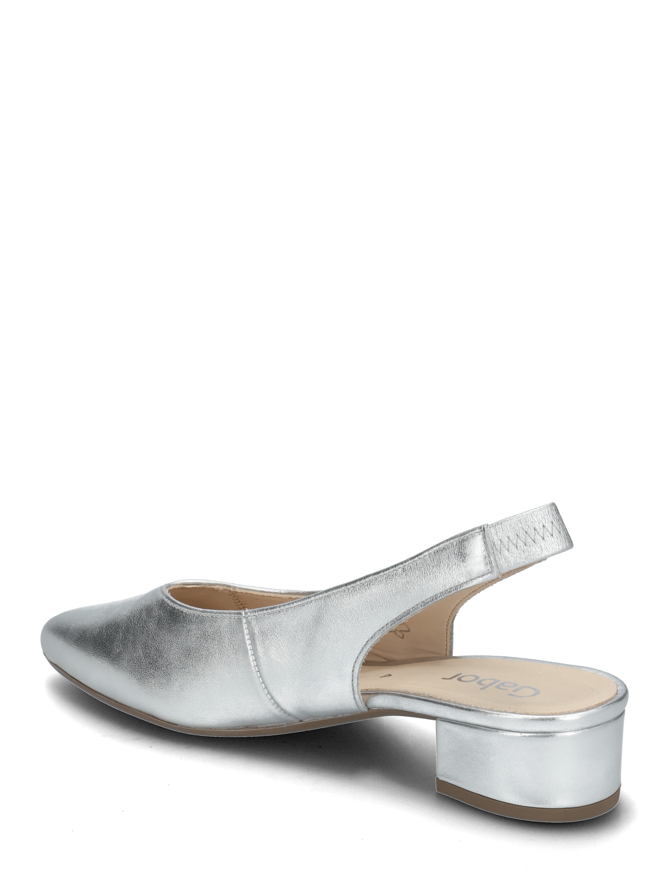 Gabor - Slingback - kvinnor - silver - 2