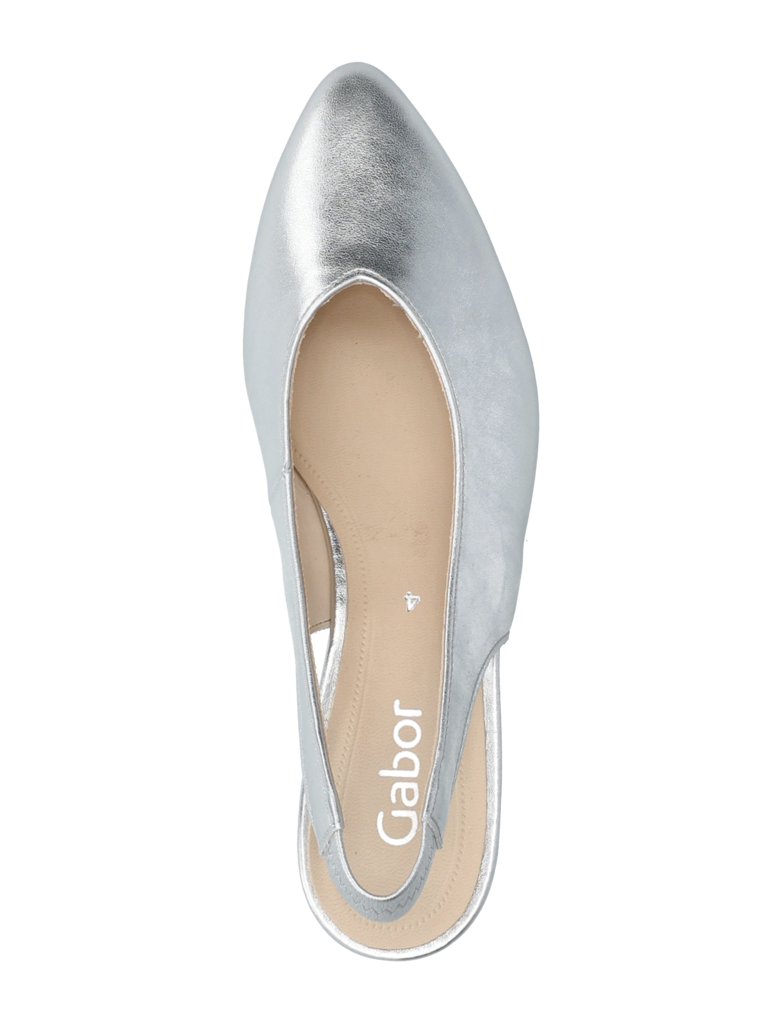 Gabor - Slingback - kvinnor - silver - 3
