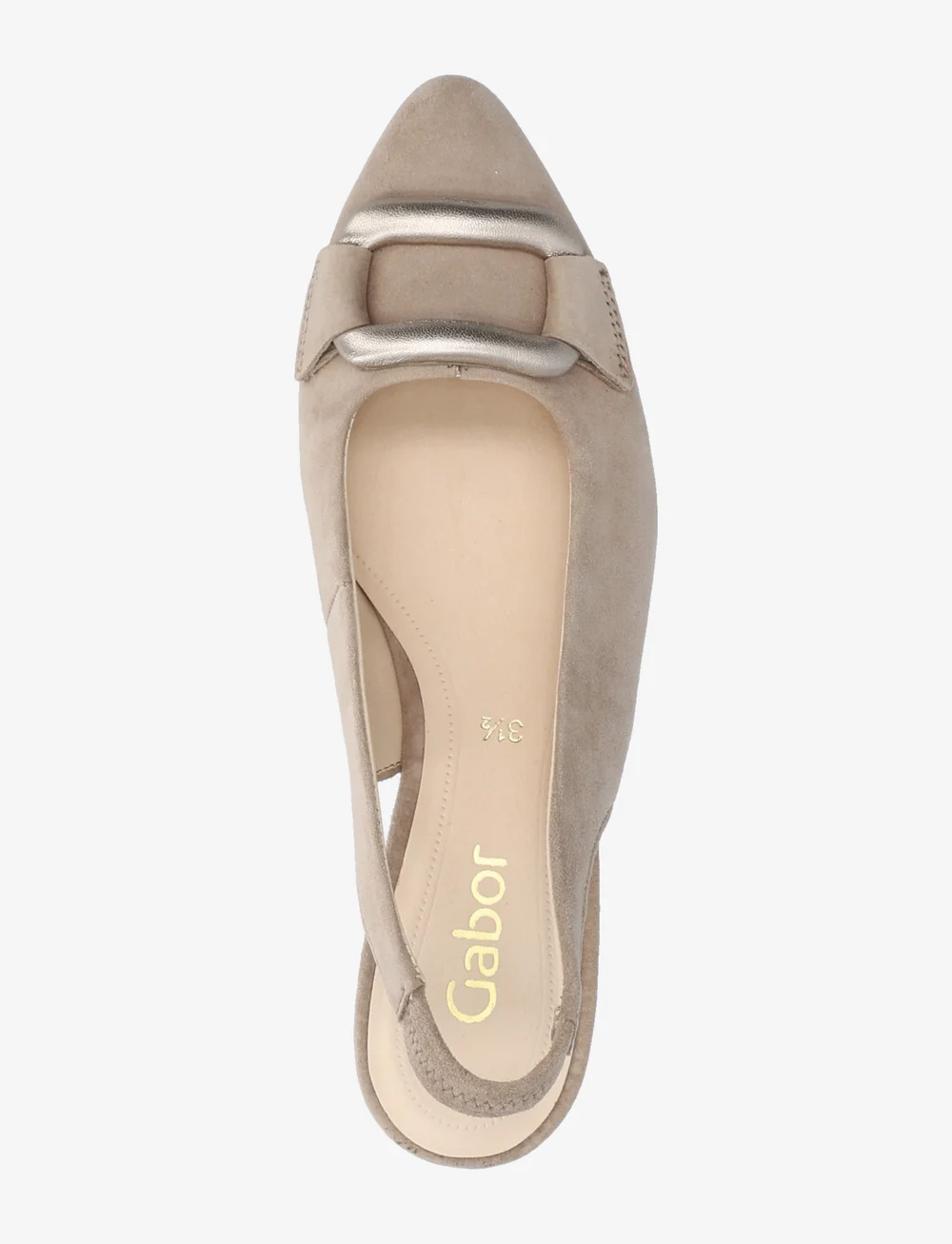 Gabor - Slingback - flade slingbacks - beige - 3